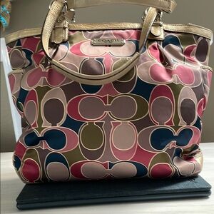Coach Multicolor Signature Tote